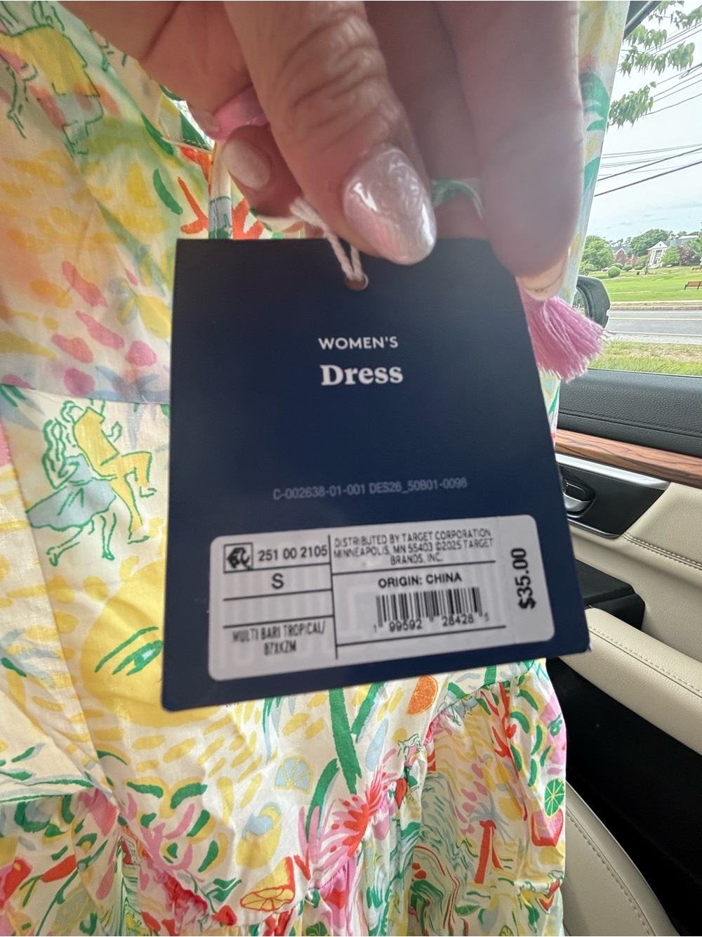 Roller Rabbit x Target Women's Multi-Color Tropical Mini Dress - S